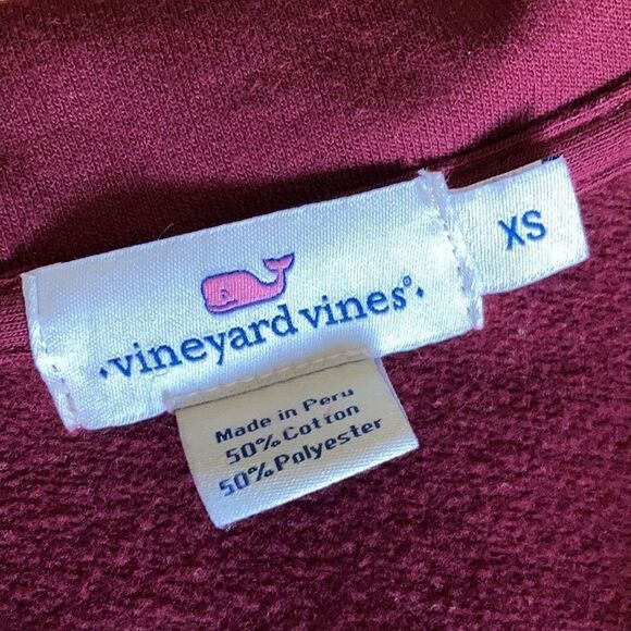 Vineyard Vines Long Sleeve 1/4 ZIP Sweatshirt EUC - Picture 3 of 4